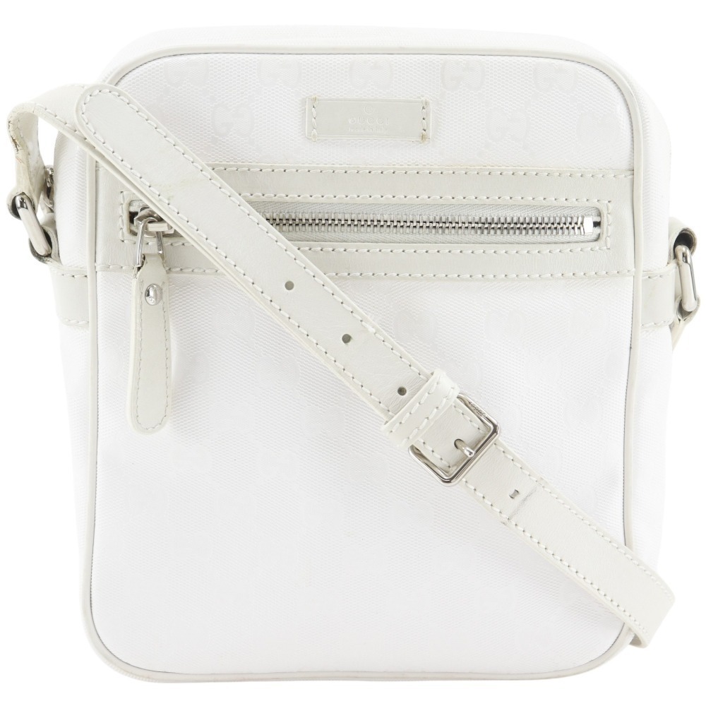 GUCCI GG Imprime Shoulder Bag White